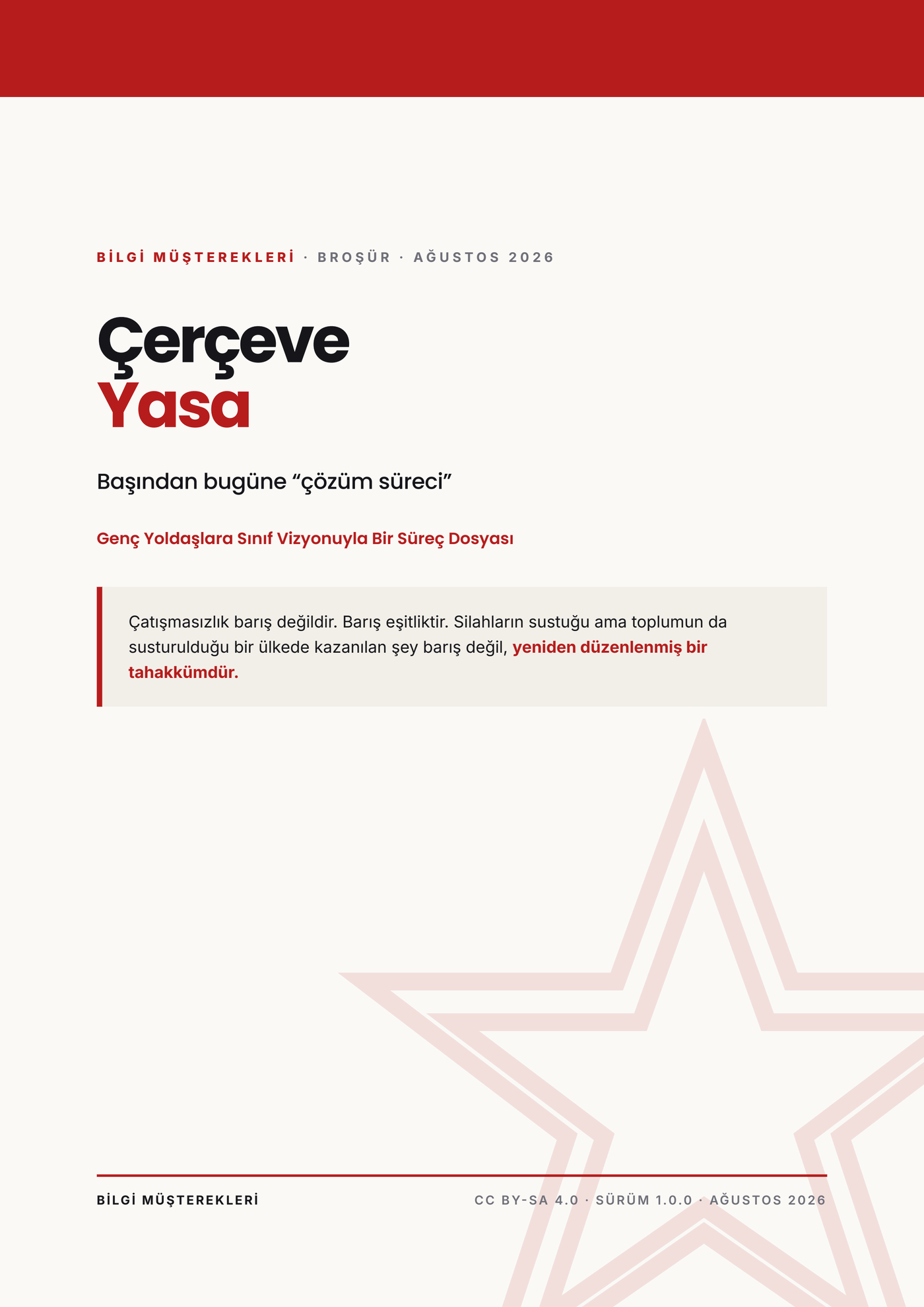 Cover: The Framework Law