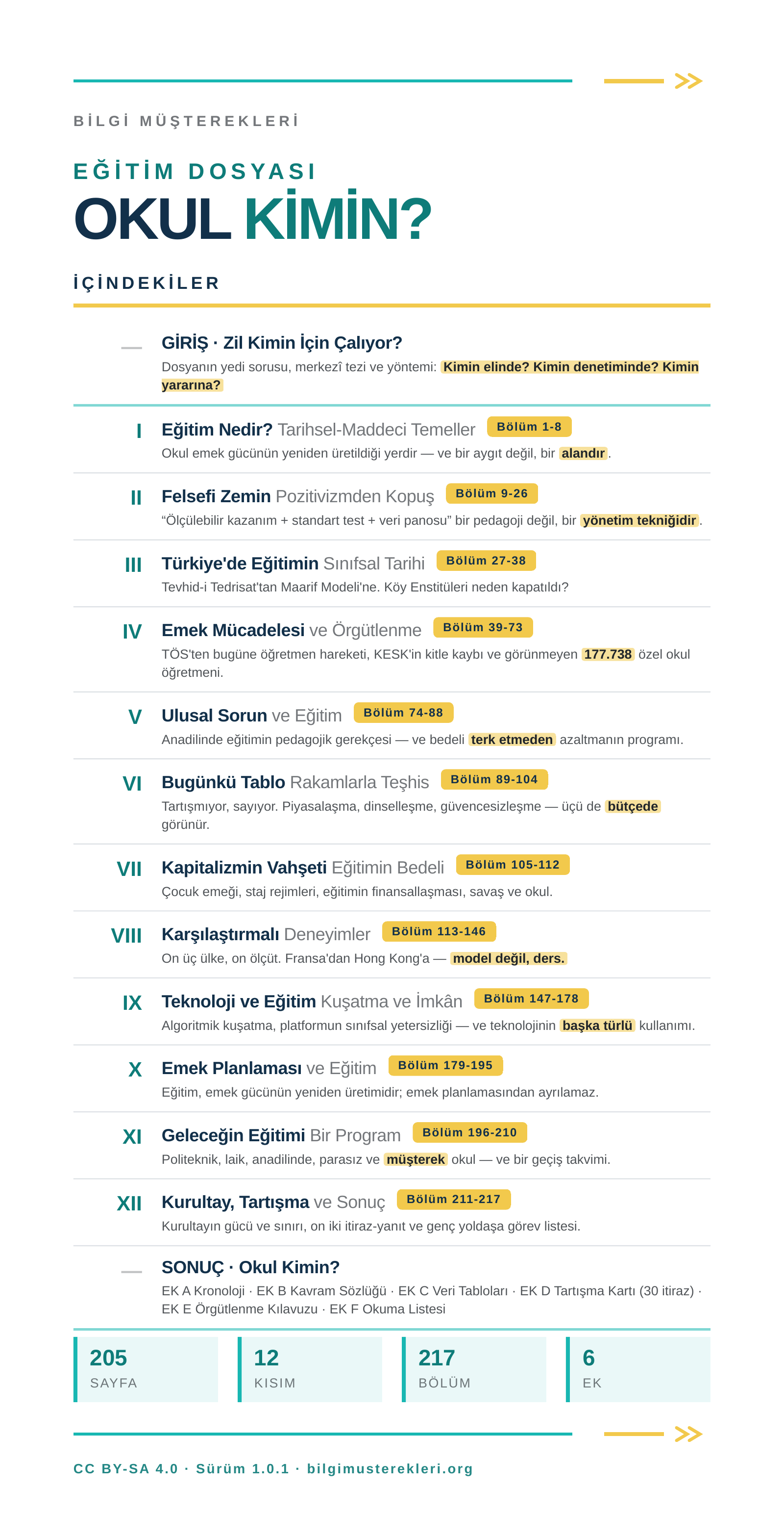İçindekiler: Geleceğin Eğitimine Bakmak