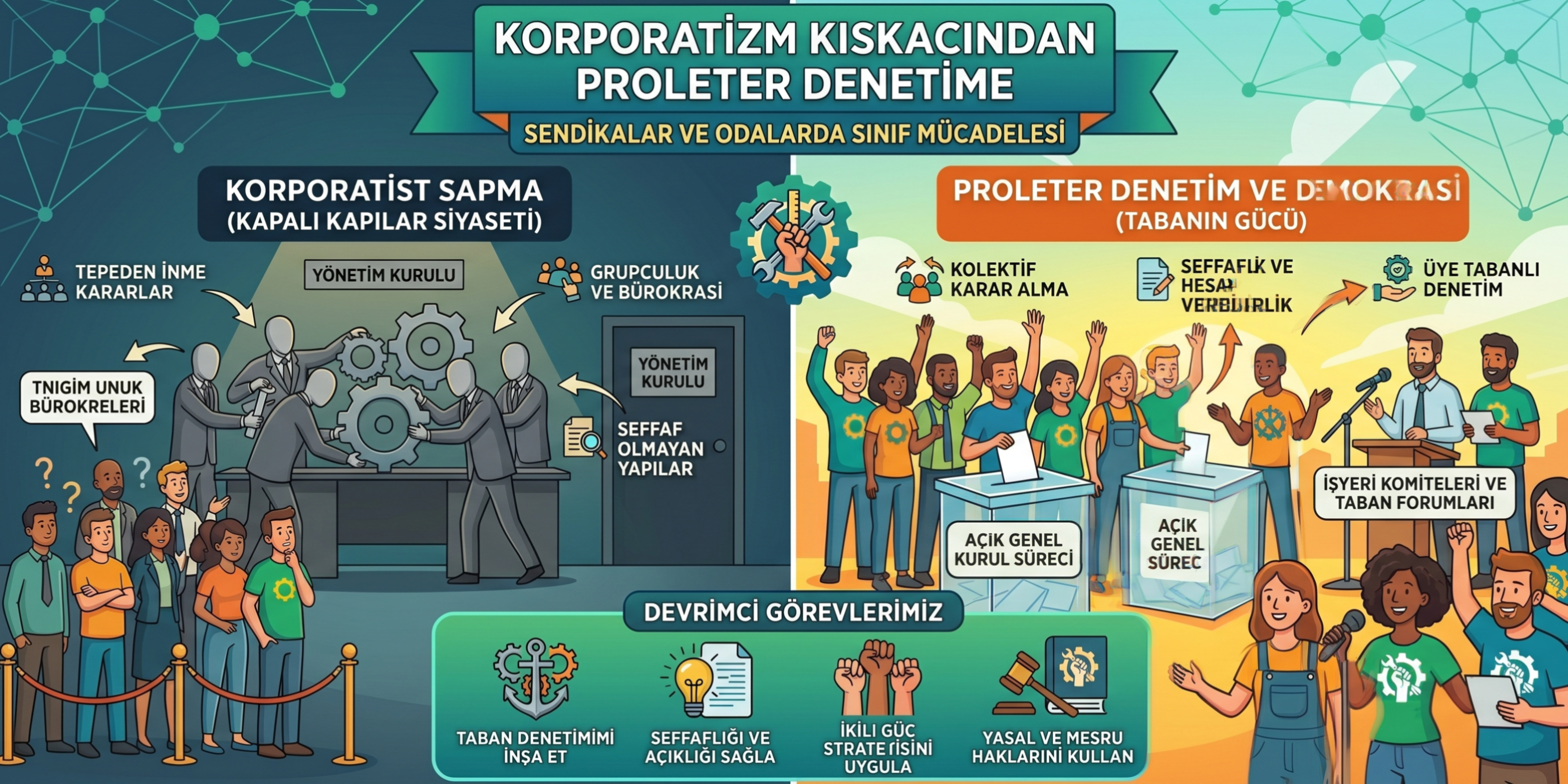 Korporatist Eğilime Karşı Devrimci Yaklaşım: Odalarda ve Sendikalarda Sınıfın İradesi