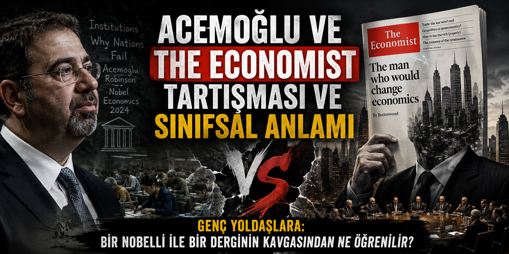 Acemoğlu ve The Economist Tartışması ve Sınıfsal Anlamı