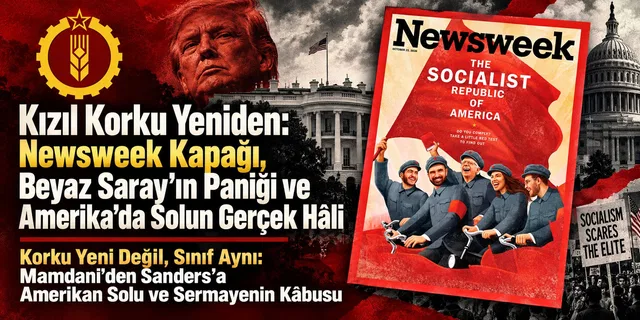 Kızıl Korku Yeniden: Newsweek Kapağı, Beyaz Saray'ın Paniği ve Amerika'da Solun Gerçek Hâli