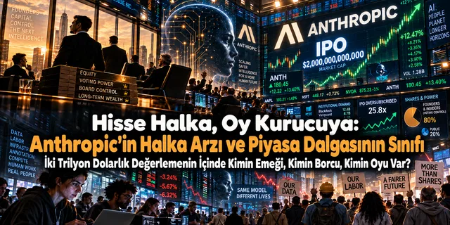 Hisse Halka, Oy Kurucuya: Anthropic'in Halka Arzı ve Piyasa Dalgasının Sınıfı