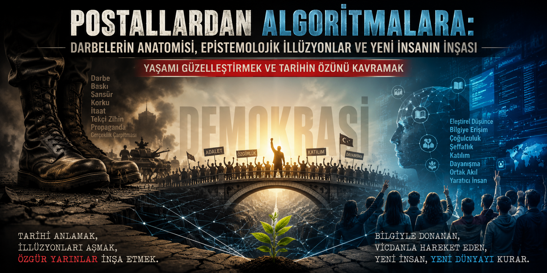 Postallardan Algoritmalara: Darbelerin Anatomisi, Epistemolojik İllüzyonlar ve Yeni İnsanın İnşası