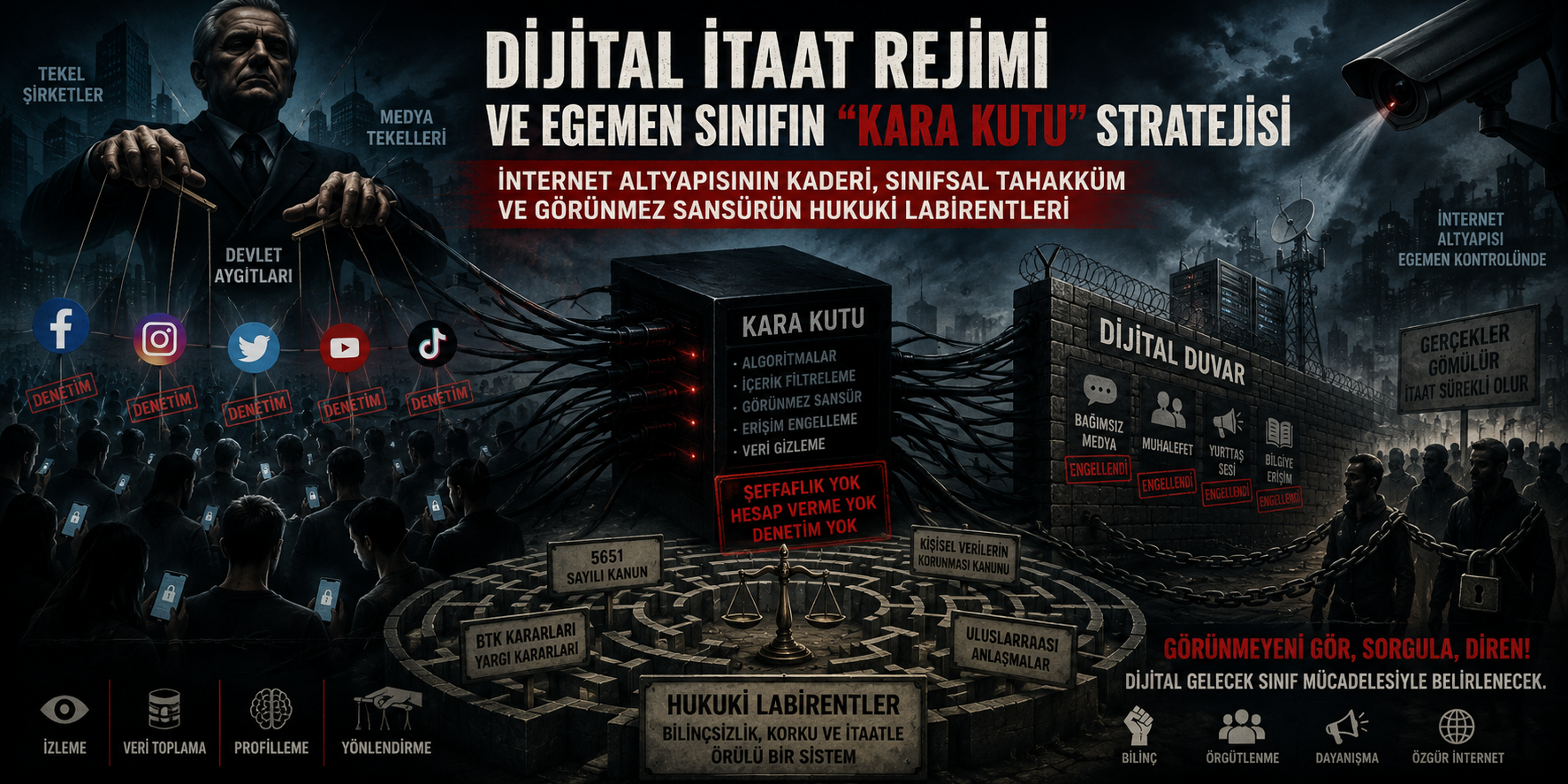 Dijital İtaat Rejimi ve Egemen Sınıfın "Kara Kutu" Stratejisi