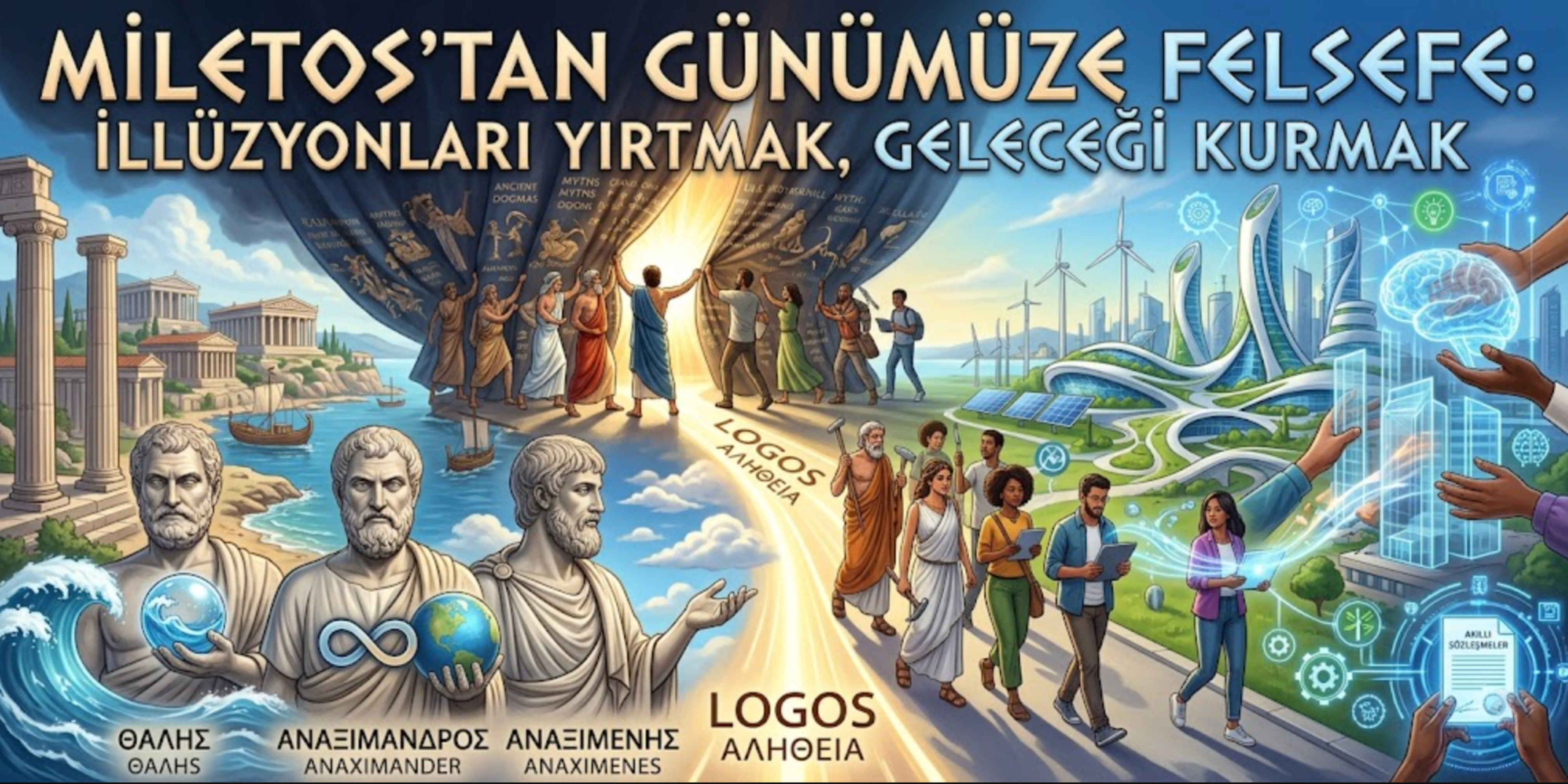 Miletos’tan Günümüze Felsefe: İllüzyonları Yırtmak, Geleceği Kurmak