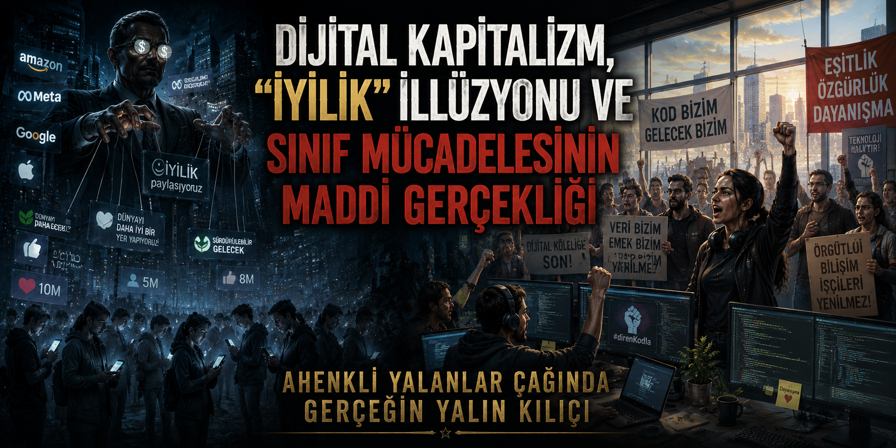 Dijital Kapitalizm, "İyilik" İllüzyonu ve Sınıf Mücadelesinin Maddi Gerçekliği