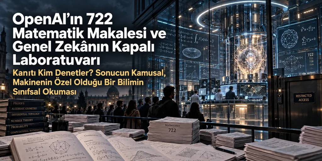 OpenAI'ın 722 Matematik Makalesi ve Genel Zekânın Kapalı Laboratuvarı