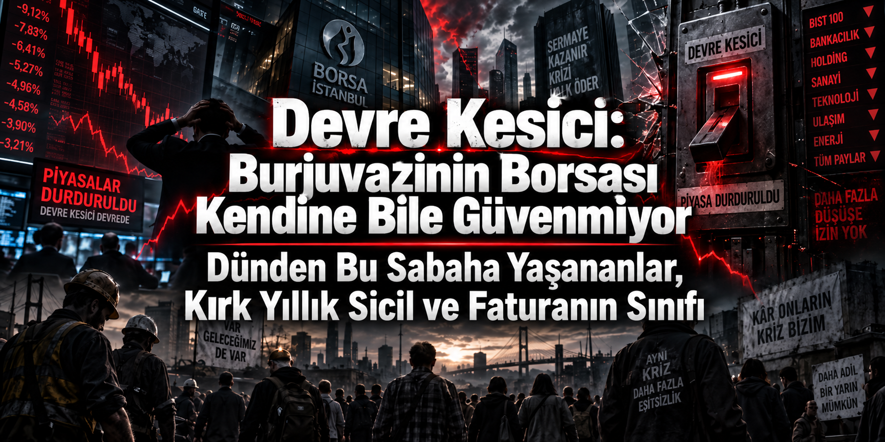Devre Kesici: Burjuvazinin Borsası Kendine Bile Güvenmiyor