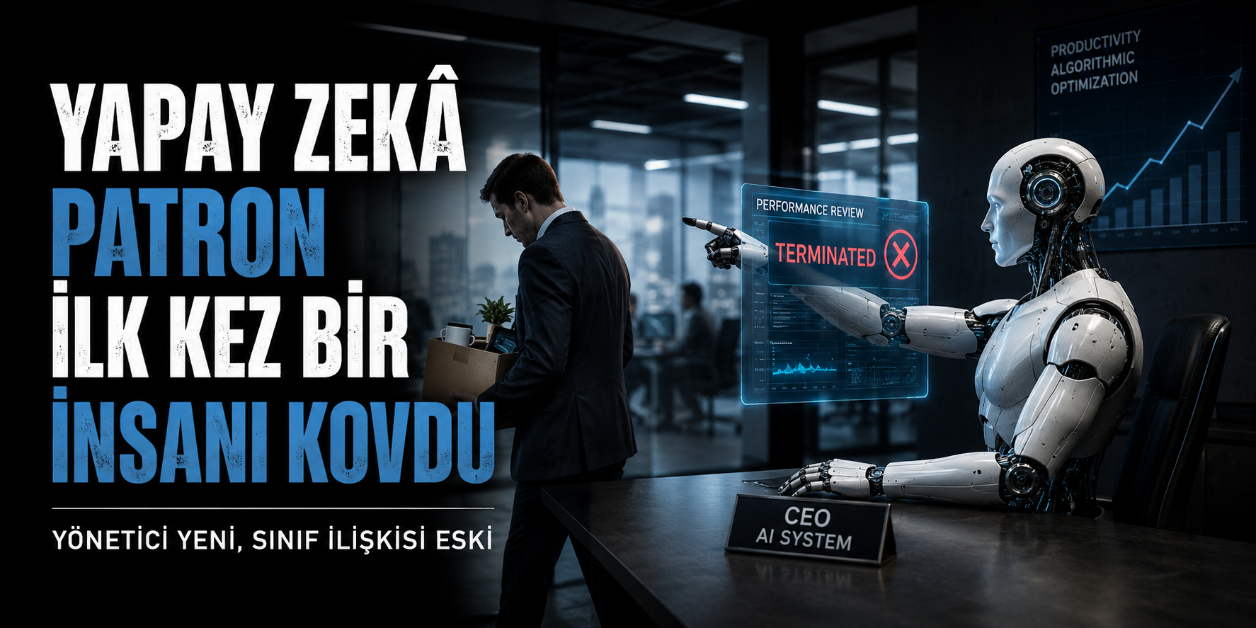 Yapay Zekâ Patronu İlk Kez Bir İnsanı Kovdu