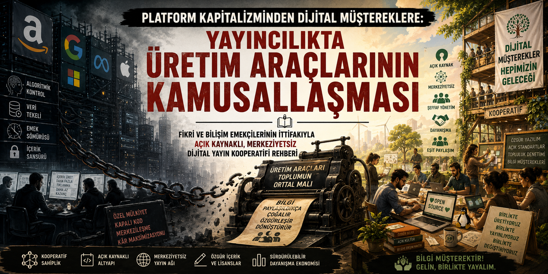 Platform Kapitalizminden Dijital Müştereklere: Yayıncılıkta Üretim Araçlarının Kamusallaşması