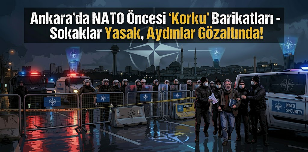 Pre-NATO 'Fear' Barricades in Ankara — Streets Banned, Intellectuals in Custody!