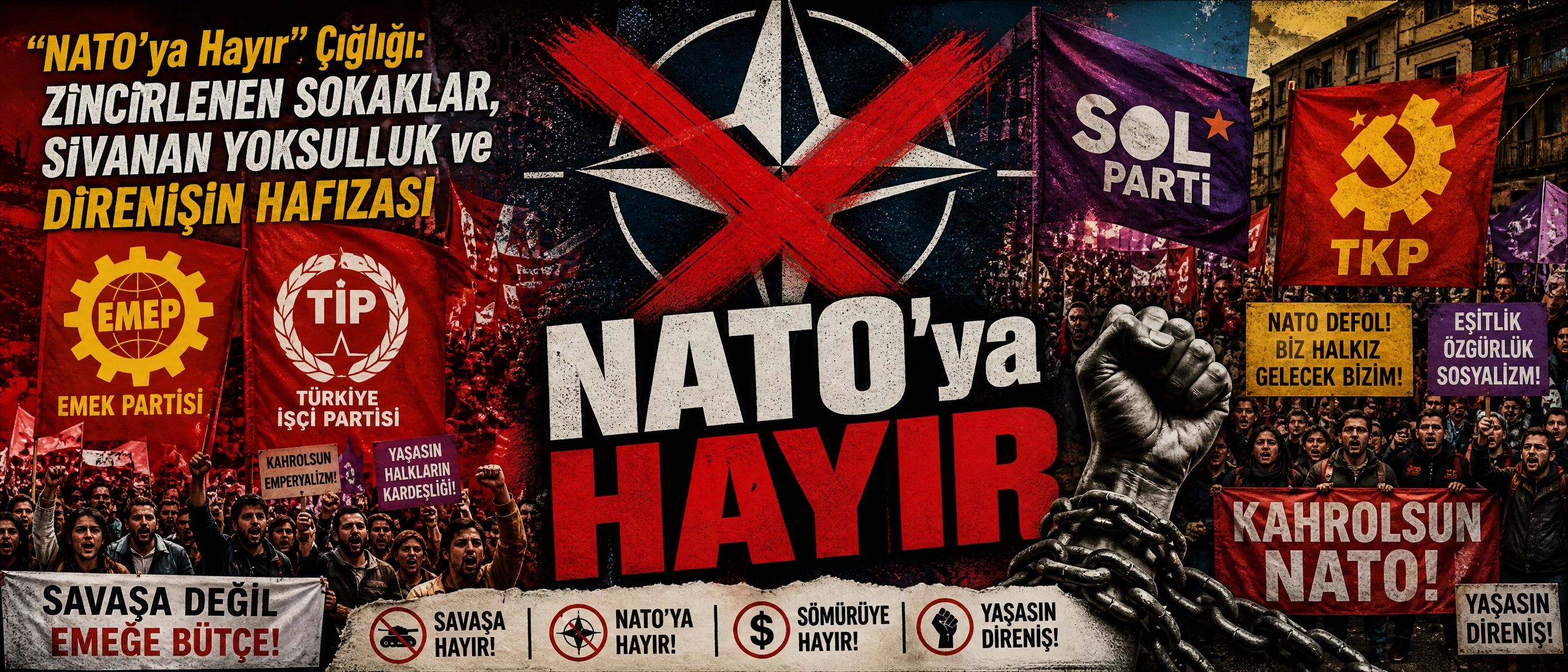 "NATO'ya Hayır" Çığlığı: Zincirlenen Sokaklar, Sıvanan Yoksulluk ve Direnişin Hafızası