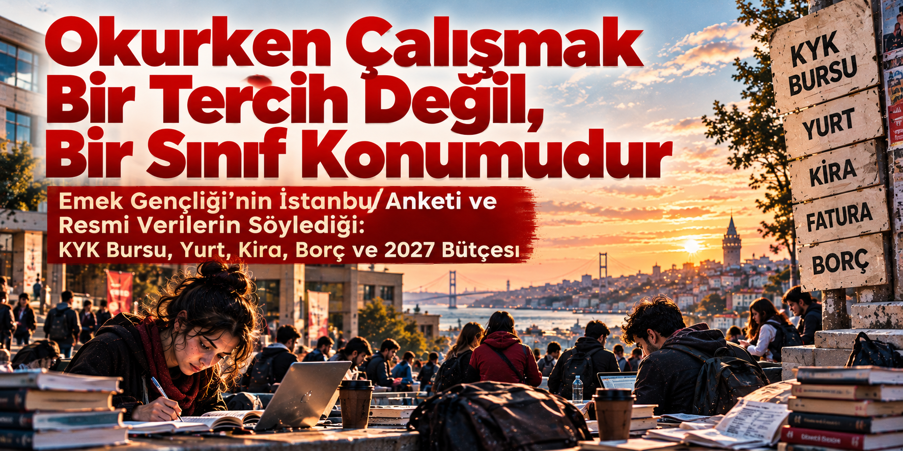Yüz Öğrenciden Seksen İkisi: Okurken Çalışmak Bir Tercih Değil, Bir Sınıf Konumudur