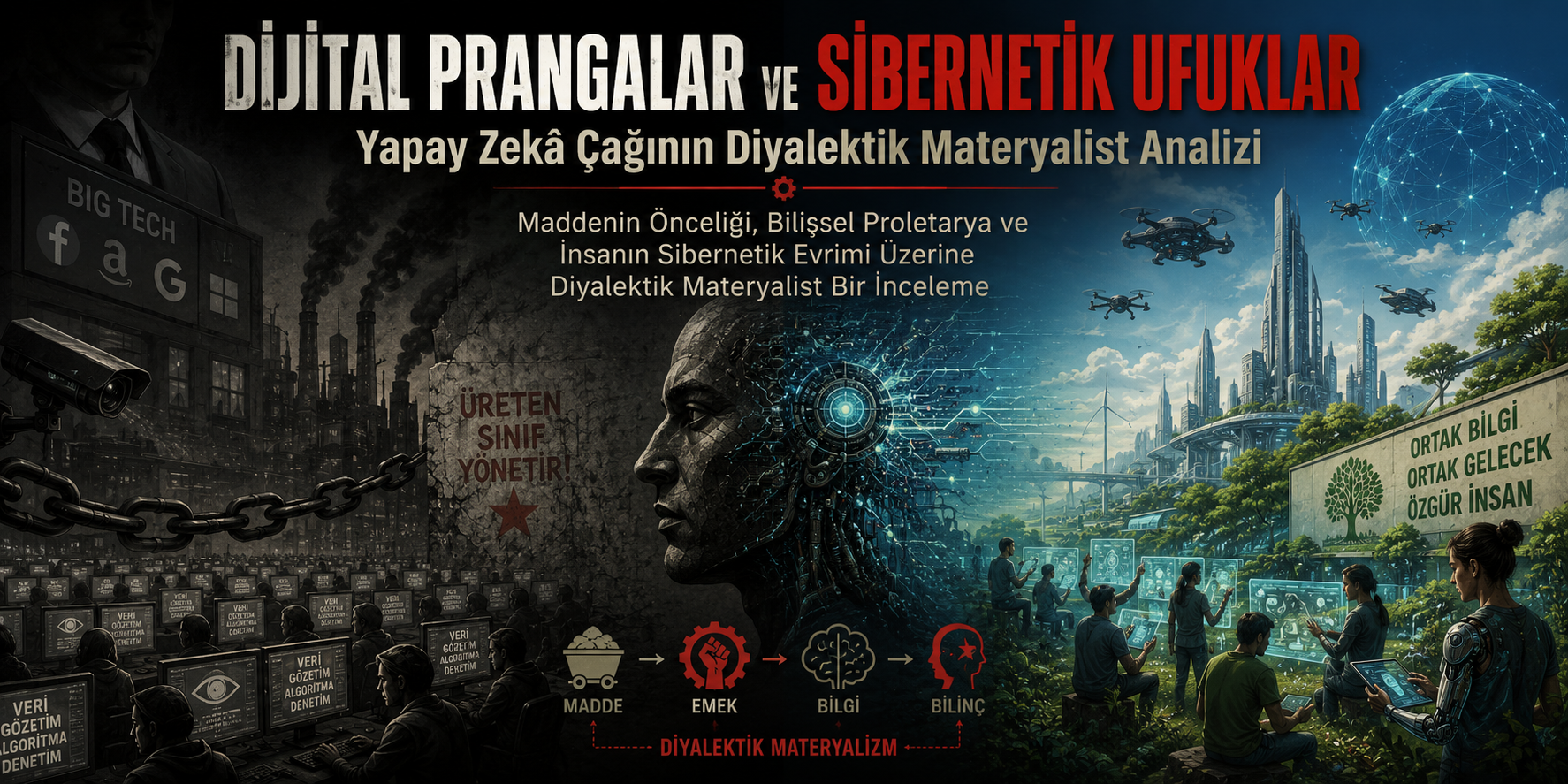 Dijital Prangalar ve Sibernetik Ufuklar - Yapay Zekâ Çağının Diyalektik Materyalist Analizi
