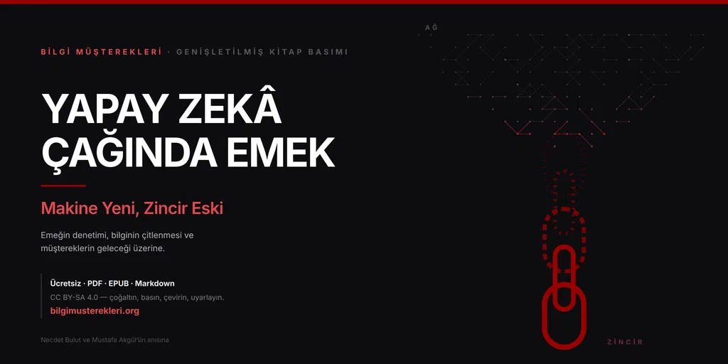 "Yapay Zekâ Çağında Emek" Kitabımız Yayında